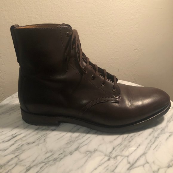 Barbanera Kerouac boots, Brown leather, US size 9 - Picture 1 of 8